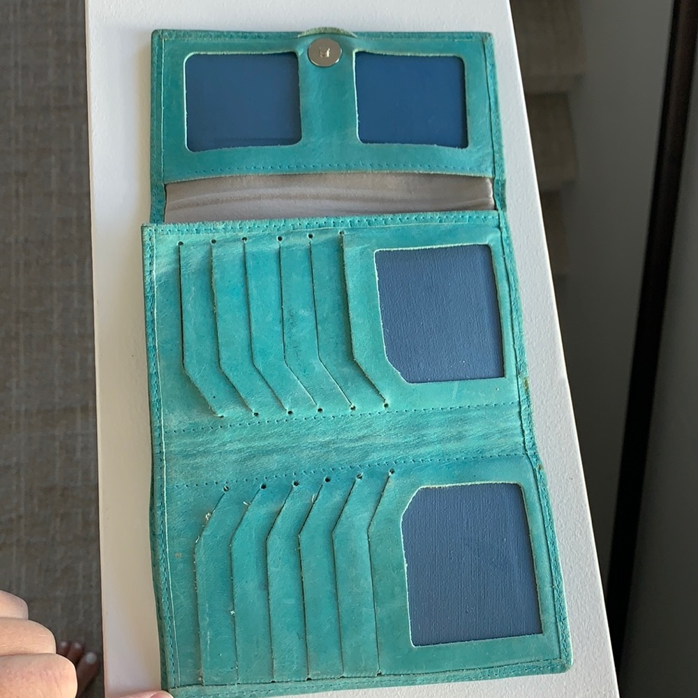 Genuine leather women’s wallet from South America